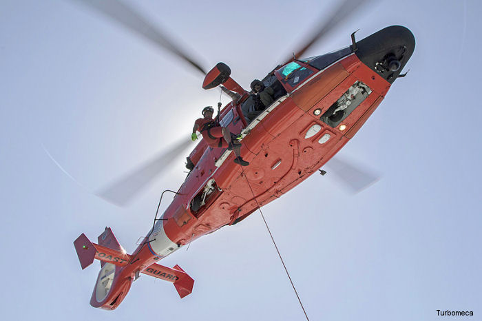 Turbomeca Million Flight Hours with USCG H-65 Dolphin