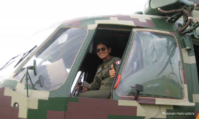 Peruvian Army Mi-171Sh pilot Melody Moon Torres:  I always wanted to help people 