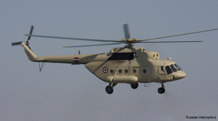 Russian Helicopters is preparing to provide after-sales service to Egyptian Air Force. The repair base in Heluane will be retooled in order to provide technical support to the Mi-8T and Mi-17-1V.