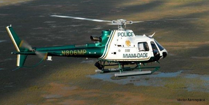 Miami Dade Police AS350 MRO by Vector Aerospace