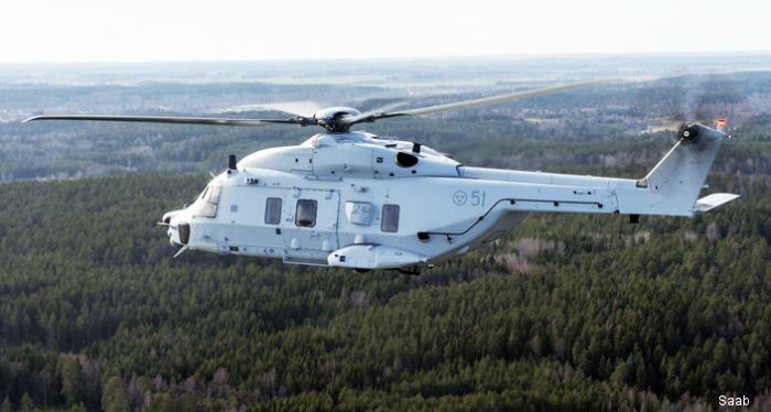 helicopter news July 2015 Saab Signs Swedish NH90 Maintenance Contract