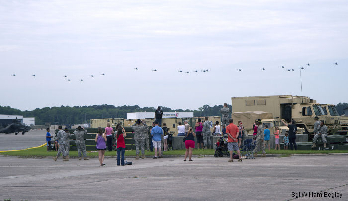 3rd CAB Salutes Kiowa Helicopter During Final Flight