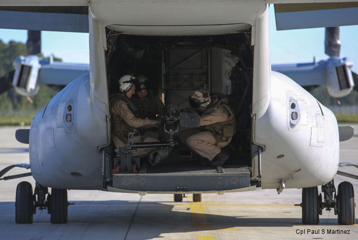VMM-365 Osprey Assaults Ground Targets
