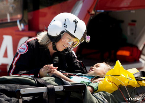 Reach Air Medical Services Completes 100,000 Successful Patient Transports