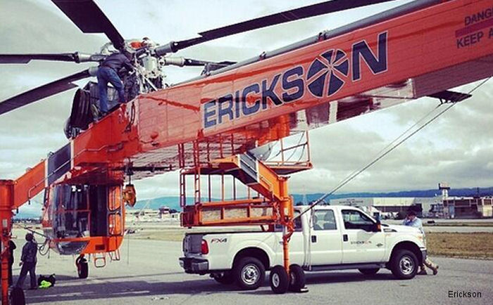 Erickson S-64 Delivers Emergency Power Generators
