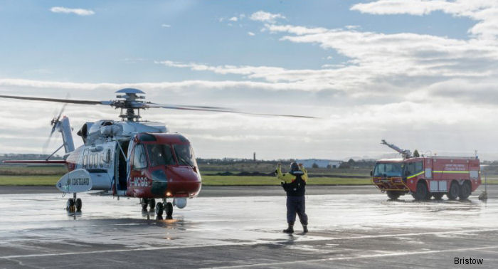 First HM Coast Guard S-92 Arrives at Prestwick