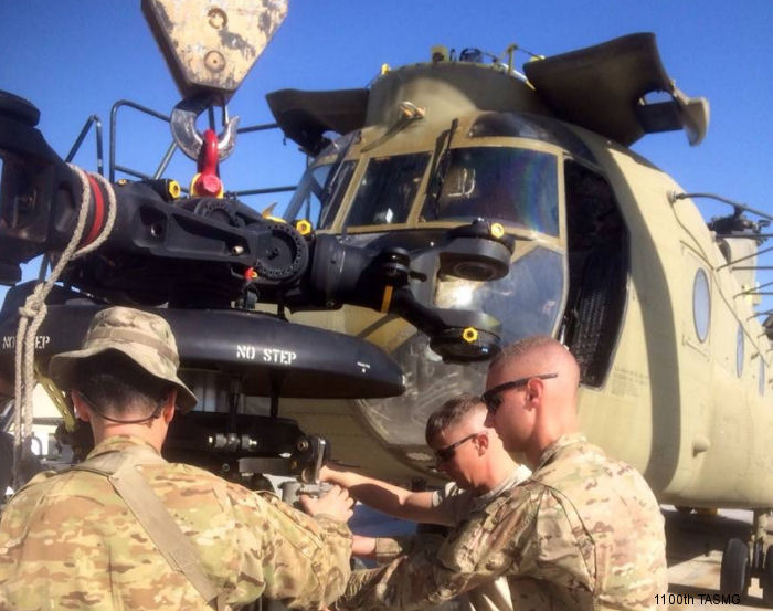 1100th TASMG Retrogrades Helicopters from Afghanistan