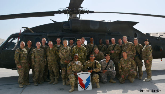 1100th TASMG Retrogrades Helicopters from Afghanistan