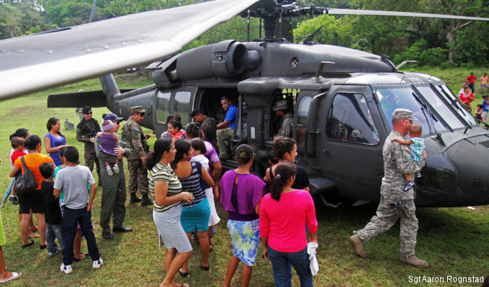 US Army Black Hawk Visited El Salvador Community