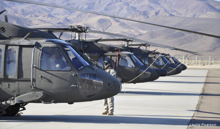 They will retain seven UH-60A+ Black Hawks