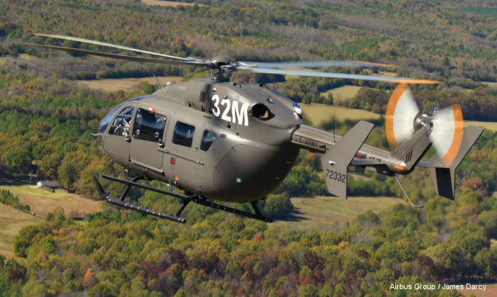 helicopter news November 2015 US Army Orders 12 New UH-72A Lakota