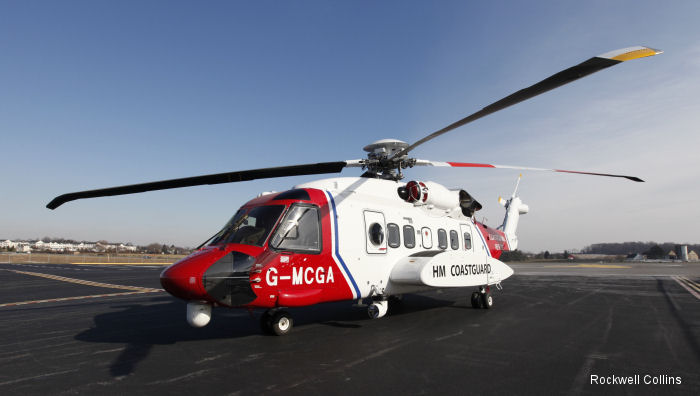 Helicopter Sikorsky S-92A Serial 92-0166 Register LN-OIE G-MCGA N166J used by Bristow Norway AS ,HM Coastguard (Her Majesty’s Coastguard) ,Bristow ,Sikorsky Helicopters. Built 2011. Aircraft history and location