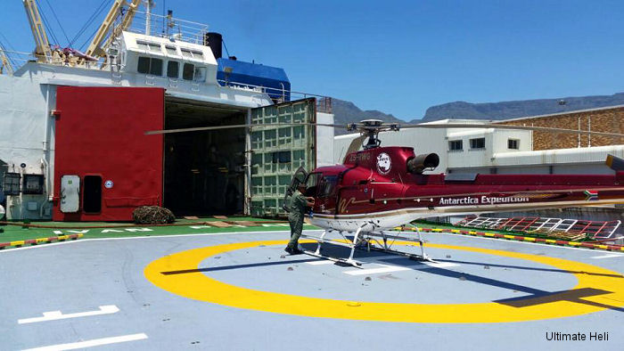 Ultimate HELI is operating an Airbus Helicopters AS350B3 during the summer season in Antarctica from January to April 2015.