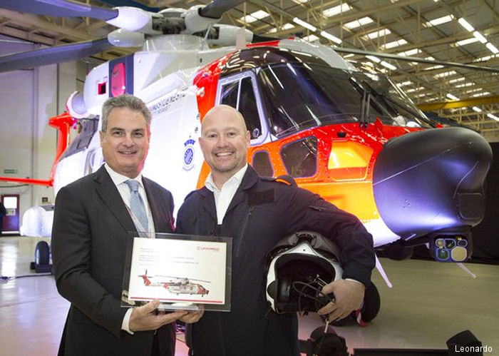 AW101 Norwegian All-Weather SAR Helicopter Unveiled by Norway Minister of Justice and Public Security