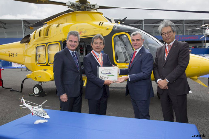 50th AW139 Helicopter For Japan