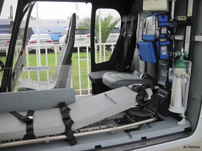 Bell 505 HEMS Mock-up at FIDAE