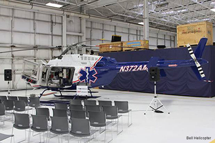 Air Methods Celebrate Historic Bell 407GXP Delivery