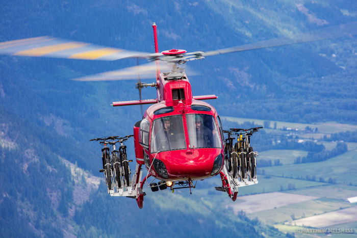 Bicycle Racks for the Airbus AS350 and AS355