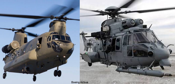 Singapore Orders CH-47F Chinook and H225M