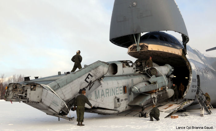 helicopter news February 2016 Marine Super Stallion Cold Reponse Exercise in Norway