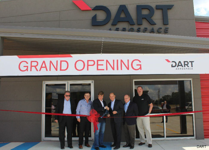 DART Aerospace celabrated grand opening of a new purpose built Repair & Overhaul (R&O) facility that represents a 50% increase in floor space at Lousiana to serve customers in the Gulf of Mexico region