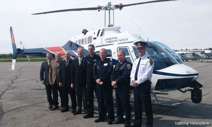 National Helicopters Recognized Durham Police Milestone