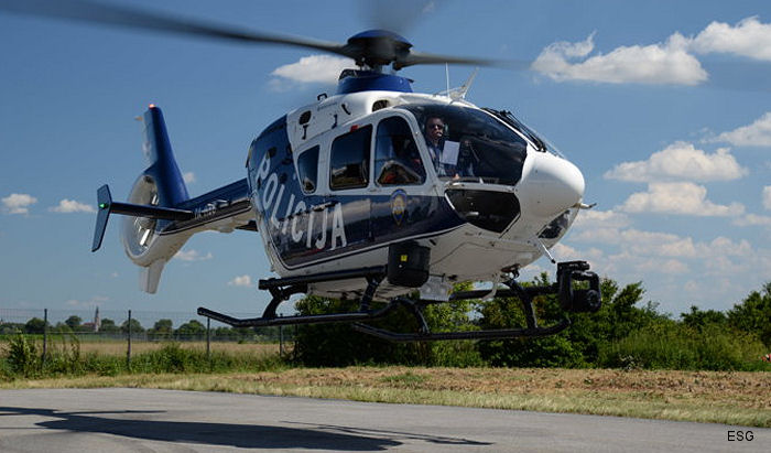 Croatian Police EC135 New Electro Optical Systems
