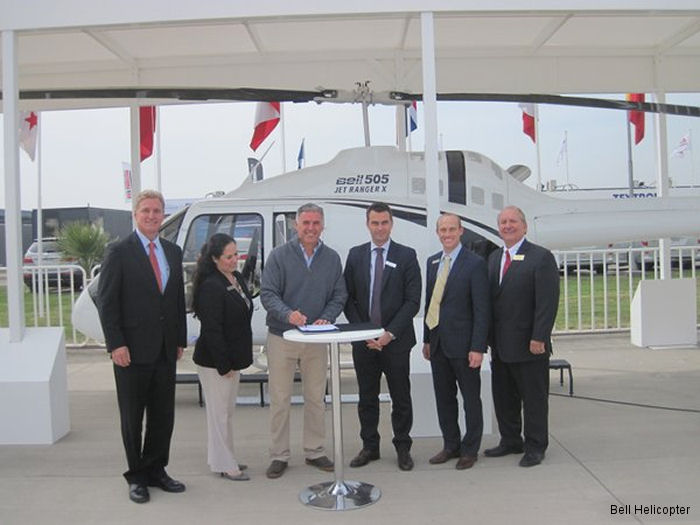 Two LoIs Signed for VIP Bell 505 at FIDAE 2016