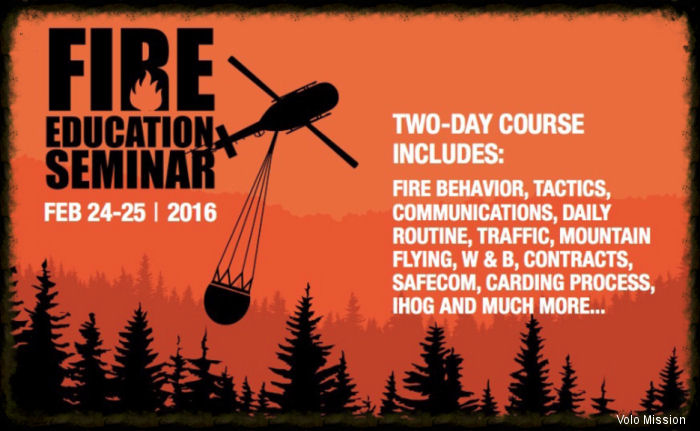 Volo Mission Hosting Helicopter Firefighting Seminar