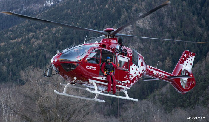 Swiss Air Zermatt EC135T2 Converted to T3