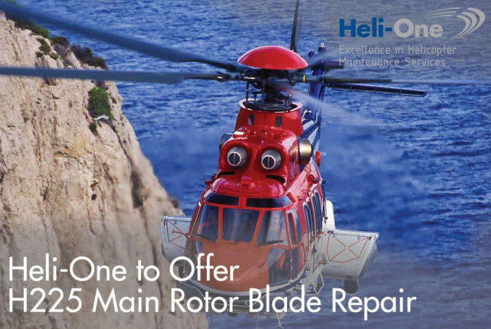 H225 Main Rotor Blade Repair in Norway