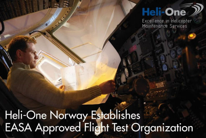Heli-One Norway EASA Approved Flight Test Organization