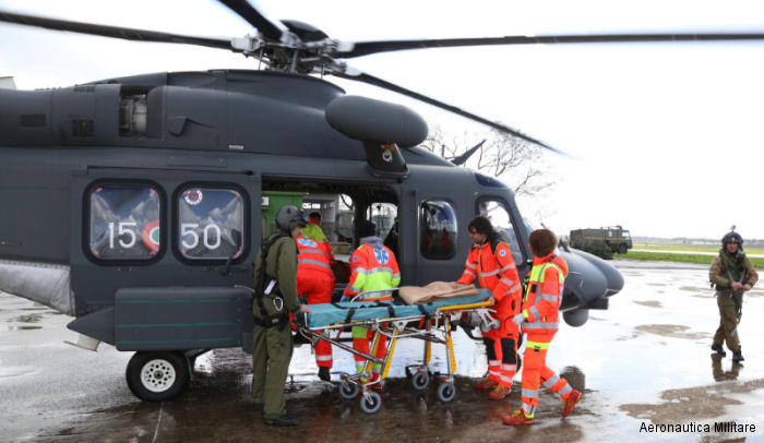 In the first five months of 2016 the Italian Air Force has already conducted 113 emergency medical transport flights