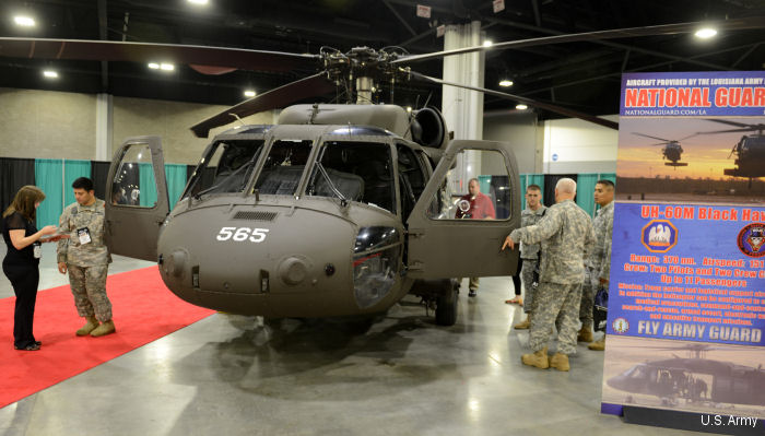 UH-60M Black Hawk on display at  2016 Army Aviation Mission Solution Summit in Atlanta