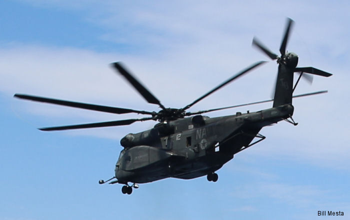 US Navy first expeditionary mobile base, USNS Lewis B. Puller (T-ESB 3) performed airborne counter-mine deployment training with Helicopter Mine Countermeasures Squadron HM-15’s MH-53 Sea Dragon