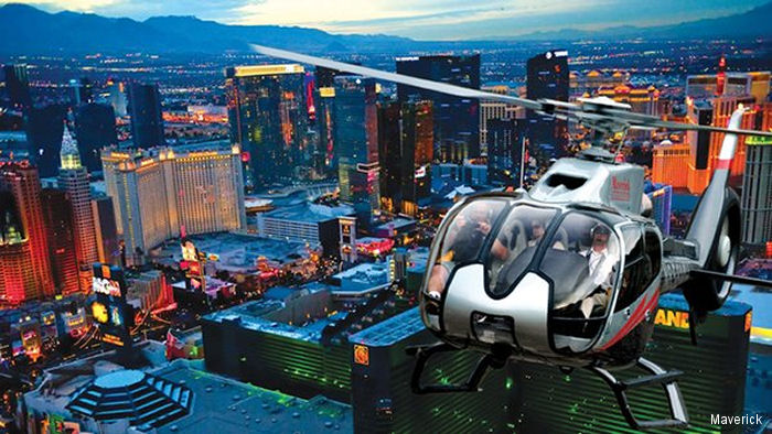 Maverick Helicopters with Uber for Las Vegas CES