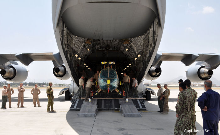 Five new MD530F Cayuse Warrior helicopters arrived at Kabul Airport June 17 via USAF C-17 Globemaster III. Afghan Air Force now operates 18 aircraft of this model