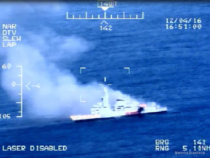 Brazilian Navy Fires Missile for MISSILEX 2016
