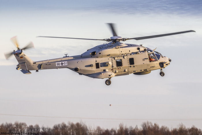 German Navy NH90 Sea Lion First Flight