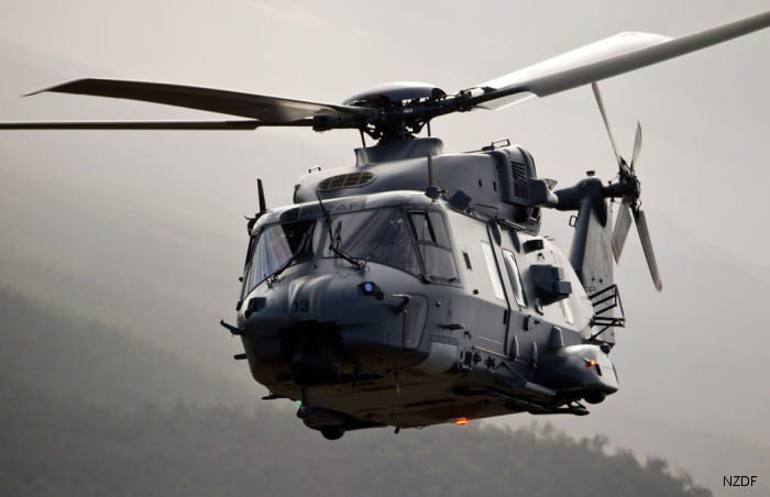 Royal New Zealand Air Force’s (RNZAF) 3 Squadron NH90 dispatched to support emergency management after a 7.8 magnitude earthquake hit North Canterbury