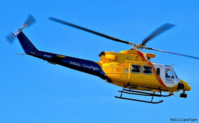 A Bell 412 australian ambulance