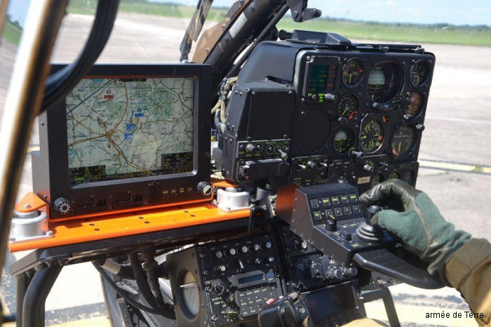 Captain Franck, Officer in the 3rd Combat Helicopters Regiment explains the French Army new information system SIT-ALAT which is operational since 2015