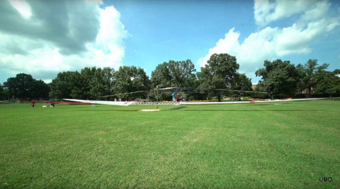 University of Maryland Achieves First Flight of a Solar-Powered, Piloted Helicopter