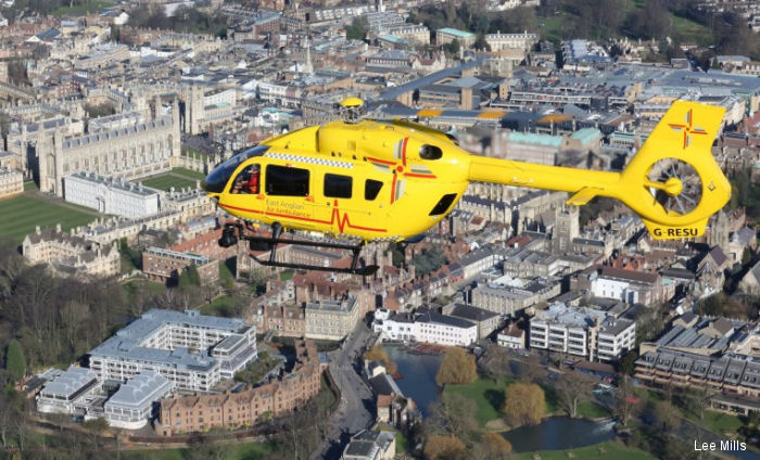 UK Air Ambulances H135 and H145