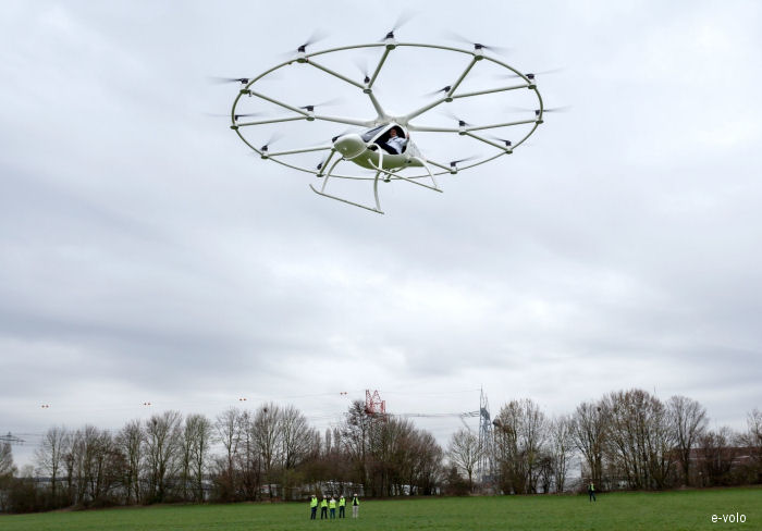 The electric-powered VTOL e-volo Volocopter VC200 performed first manned flight after receiving a  permit-to-fly  as an ultralight aircraft in Germany. Sales shall start in 2018.