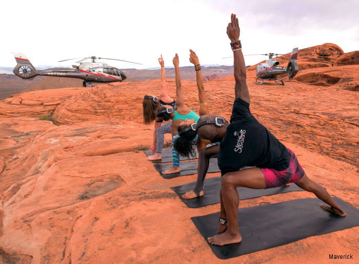 Heli Yoga Experience in Las Vegas