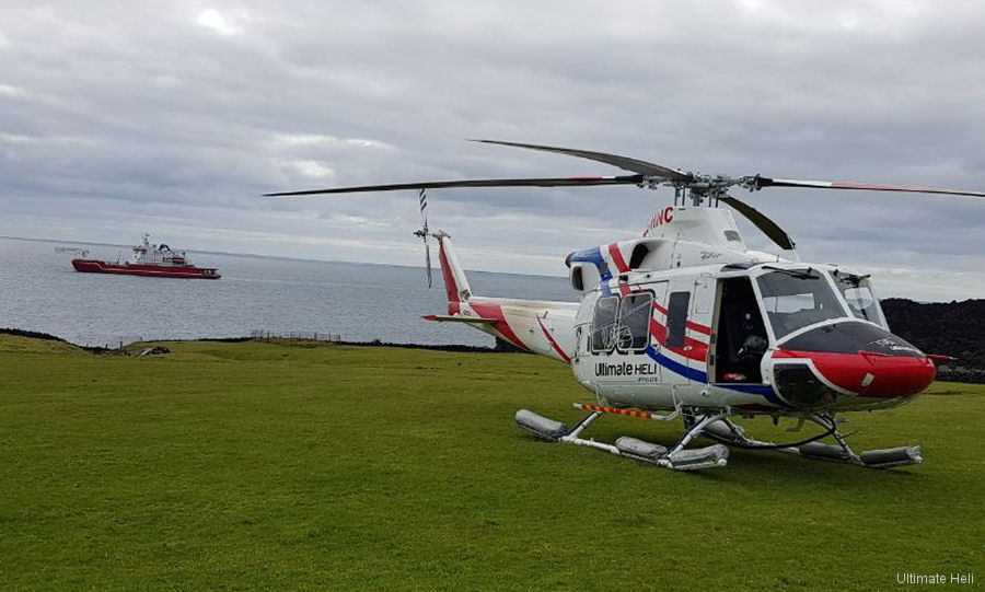 Ultimate Heli Bell 412 Completes Scientific Support