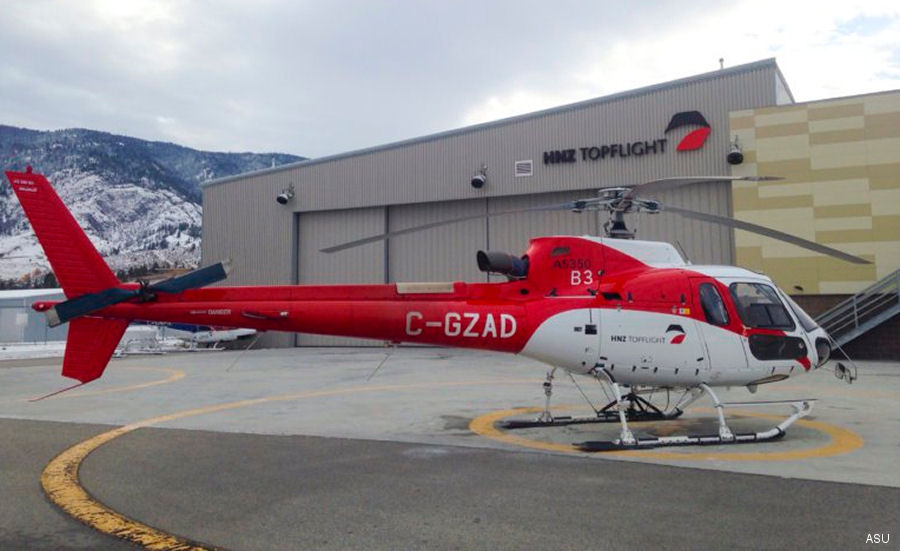 ASU Delivered NVG Capable AS350 to HNZ Topflight