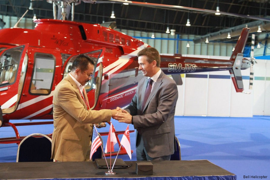 First Indonesian Bell 407GXP to Air Pacific Utama