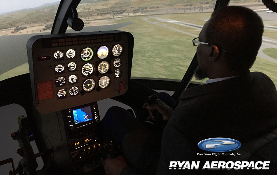 Precision Flight Controls (PFC) and Ryan Aerospace (Australia) Achieve FAA Approval / Certification For Bell 206 / Bell 407 Helicopter Simulator